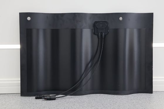 50W Panel solar curvo BIPV telhados de telhado Corto-circuito Voltagem 8.62A CE TUV Certificado