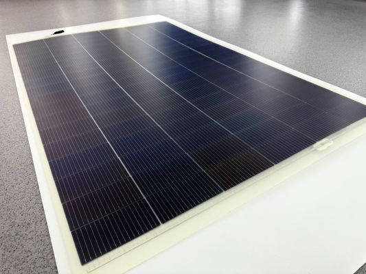 Eficiência 330W painel solar monocristalino flexível para módulos solares macios e coeficiente de temperatura de potência máximo -0,26%