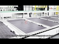 Painel de telhado de energia solar de galpão agrícola com corrente de funcionamento ótima 13.13A