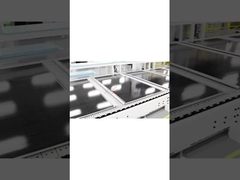 Módulos solares BIPV de aço plano preto com tensão de circuito aberto de 48,65V, potência máxima de 530W