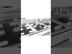 Módulos solares BIPV de aço plano preto com tensão de circuito aberto de 48,65V, potência máxima de 530W