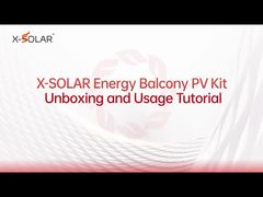 Conjunto de módulos solares de varanda de 800W