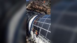 Módulos flexíveis permitem que o túnel gere sua própria eletricidade