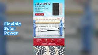 Painel solar macio de 580 W para telhados de fácil instalação